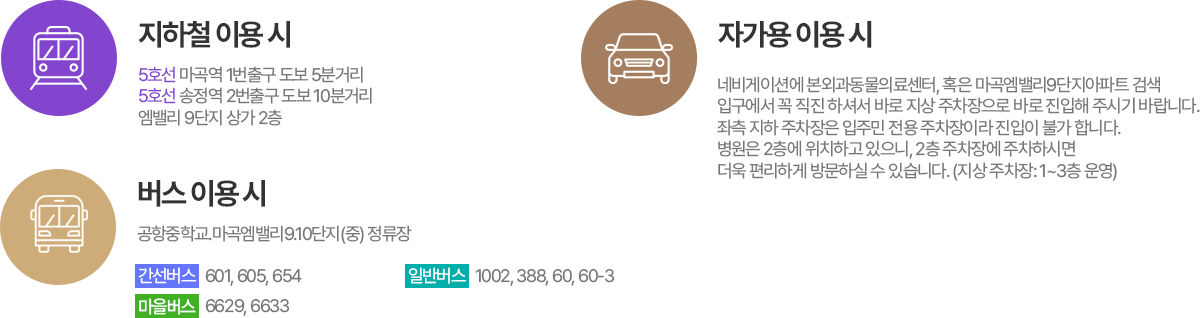 지하철,버스,자가용 이용시